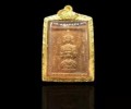 阿赞坤潘2530第一期泽度金（符文版）又称邮票，纯金外壳